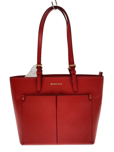 商品画像：トートバッグ/レザー/RED/無地/JS-2403 1