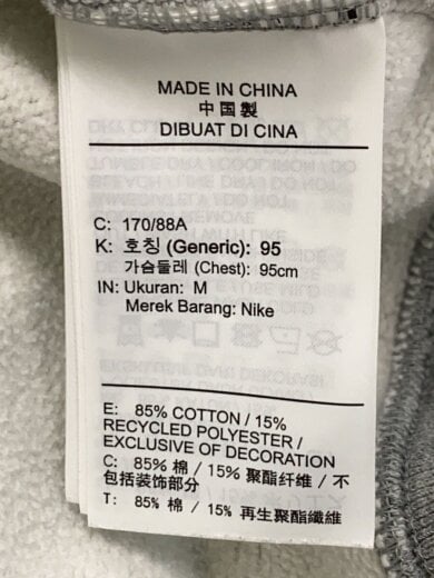 商品画像：スウェット/M/コットン/GRY/DC6470-063// 4