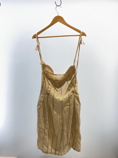 商品画像：ワンピース/S/コットン/BEG/無地/F6-3109 2