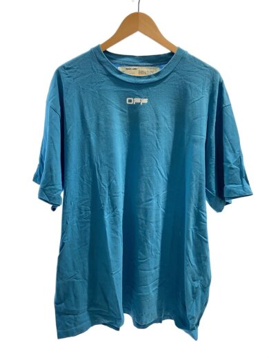 商品画像：Tシャツ/L/コットン/BLU/プリント/OMAA038S20185003 1