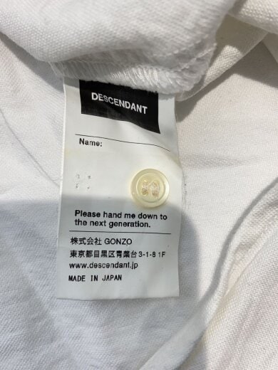 商品画像：シャツ/2/コットン/WHT/無地// 4