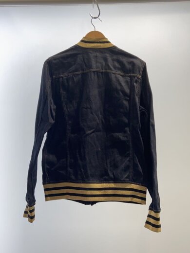 商品画像：GLITTER COLLAR VARSITY DENIM JACKET/Gジャン/46/デニム/IDG/無地// 2