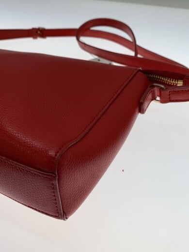 商品画像：ショルダーバッグ/レザー/RED/無地// 5