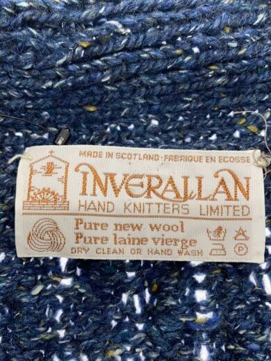 商品画像：カーディガン(厚手)/--/ウール/BLU 3