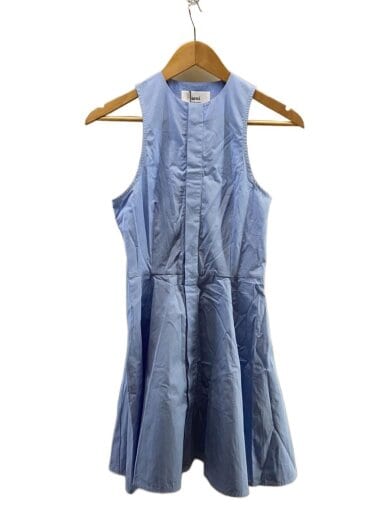 商品画像：ショートドレス/ノースリーブワンピース/32/コットン/BLU/無地/fdr116.co0063 1