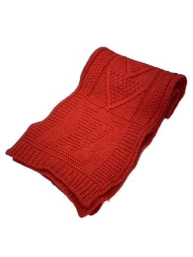 商品画像：LOUIS VUITTON ルイヴィトン マフラー/ウール/RED/レディース 1