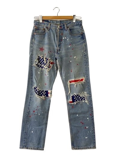 商品画像：ストレートパンツ/30/デニム/IDG// 1