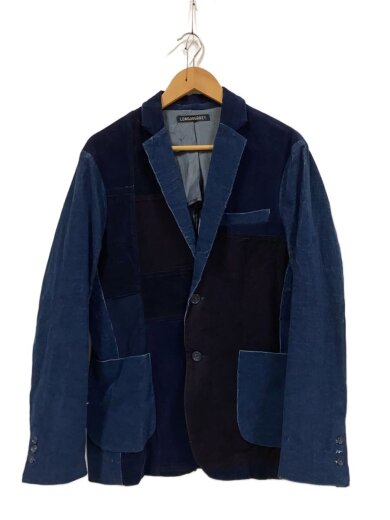 商品画像：パッチワーク/テーラードジャケット/M/コーデュロイ/NVY 1