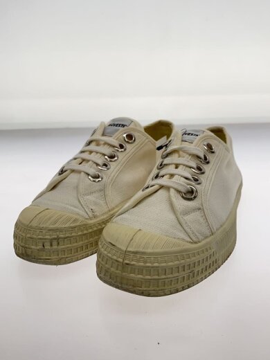 商品画像：ローカットスニーカー/24cm/WHT/キャンバス 2