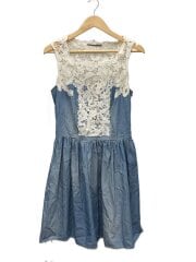 ノースリーブワンピース/42/コットン/IDG