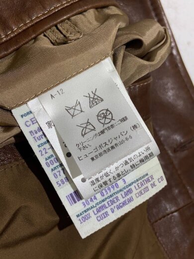 商品画像：コート/レザー/BRW 5