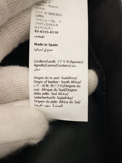 商品画像：ショートスリーブ ナッパレザー シャツ/アナグラムロ半袖シャツ/46/羊革/BLK/H526Y31L49// 5