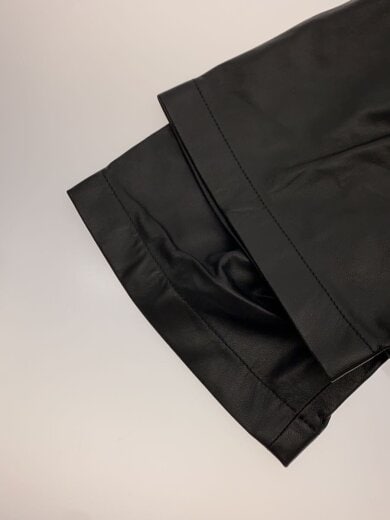 商品画像：ショートスリーブ ナッパレザー シャツ/アナグラムロ半袖シャツ/46/羊革/BLK/H526Y31L49// 6