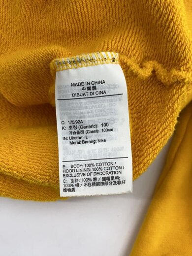 商品画像：JORDAN/パーカー/L/コットン/イエロー/CV2744-673 4