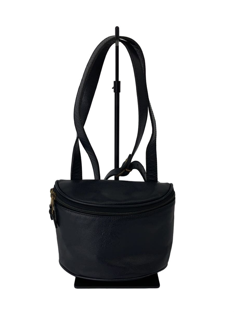 IL BISONTE / ショルダーバッグ/レザー/BLK