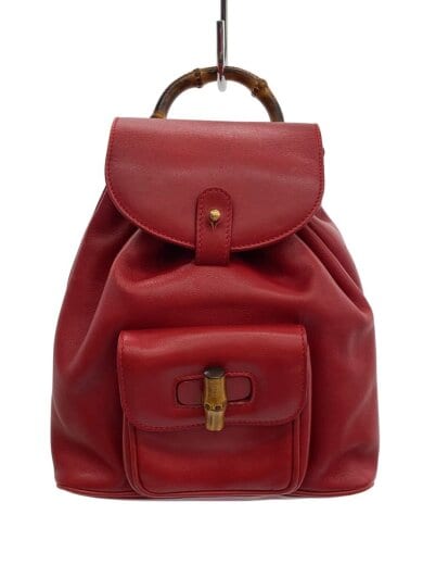 商品画像：リュック/レザー/RED/003・2034・0030 1