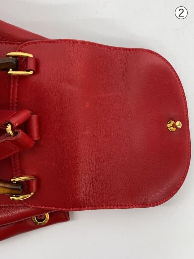 商品画像：リュック/レザー/RED/003・2034・0030 8