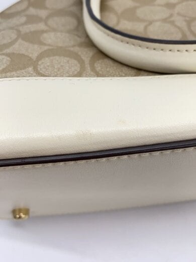 商品画像：ショルダーバッグ/レザー/WHT/f27583 7