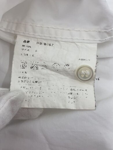 商品画像：長袖シャツ/S/--/WHT/HB-B067// 4