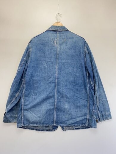 商品画像：50-60s/VT/カバーオール/実寸42-44位/デニム/IDG/ダメージ有/リペア有// 2