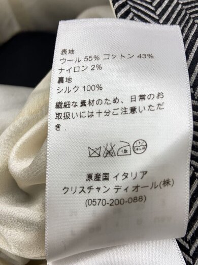 商品画像：ノースリーブワンピース/34/ウール/GRY/ヘリンボーン 5