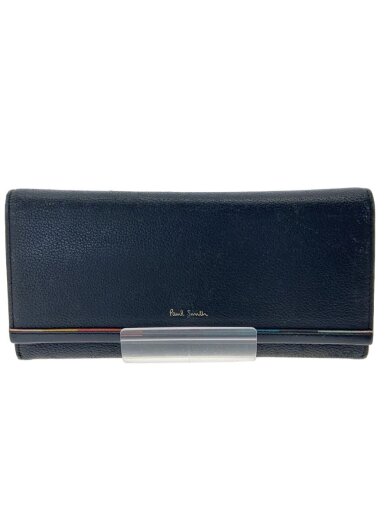 商品画像：長財布/レザー/BLK/無地/メンズ 1