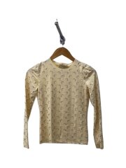 CRESCENT MOON PRINT JERSEY TOP/M/ポリエステル/BEG/総柄