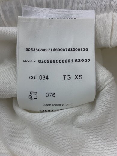 商品画像：Tシャツ/XS/コットン/WHT/無地/G20988C00001 83927 4