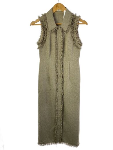 商品画像：ノースリフリンジワンピース/0/ポリエステル/KHK/SWFO244098// 1