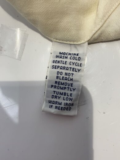 商品画像：リネンシルクシャツ/長袖シャツ/M/リネン/CRM/無地 4