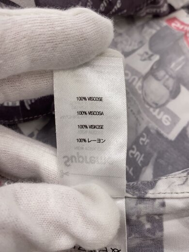 商品画像：23SS/Magazine S/S Shirt/XL/レーヨン/GRY/総柄// 4