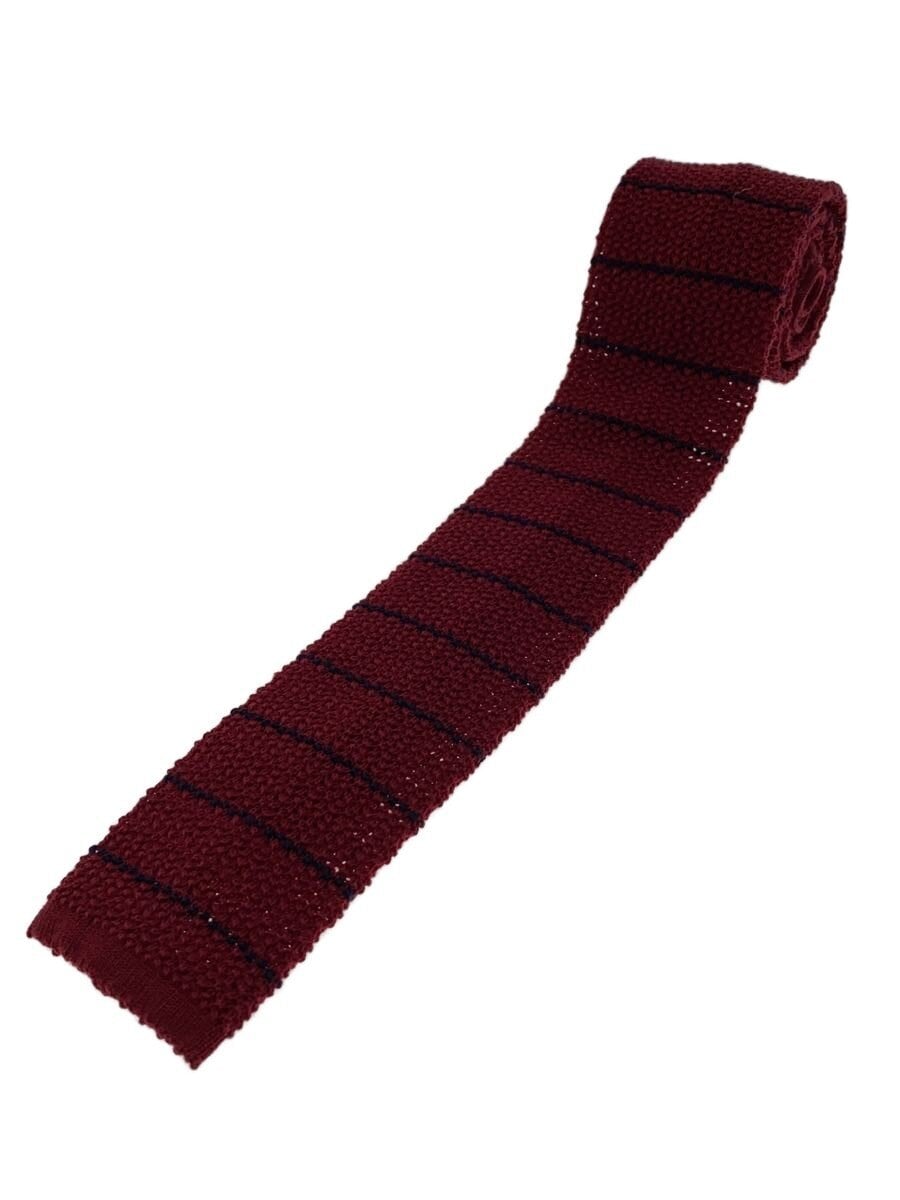 HERMES / ネクタイ/ウール/BRD/ボーダー/メンズ