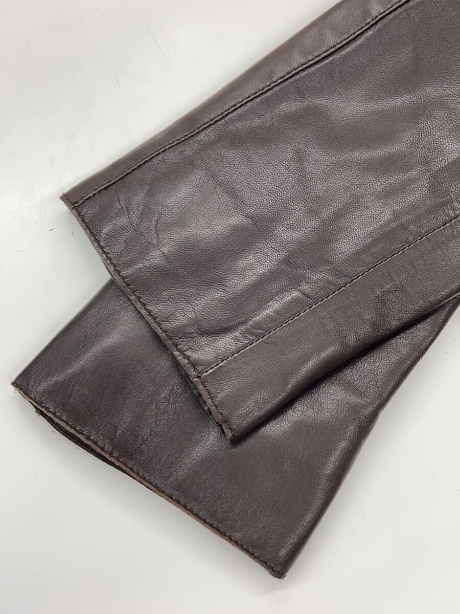 MAXMARA WEEKEND / コート/38/レザー/BRW/無地/54460849-07