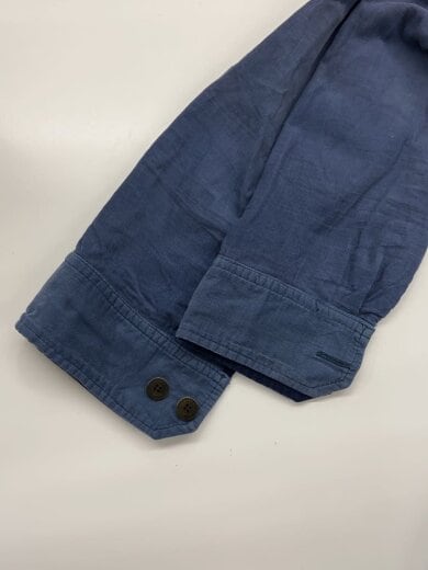 商品画像：長袖シャツ/L/コットン/BLU/無地/VS0001532 6