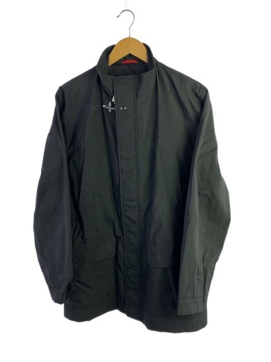 商品画像：ステンカラーコート/S/ポリエステル/BLK/無地 1