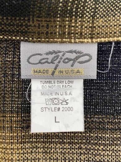 商品画像：長袖シャツ/L/アクリル/BEG/オンブレCK/2000 3