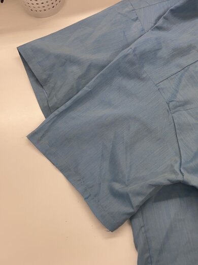 商品画像：Harwyn/60s/オープンカラー/半袖シャツ/15.5/ポリエステル/BLU 5