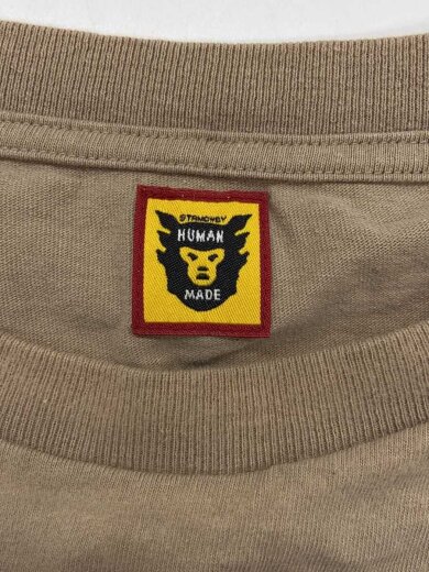 商品画像：長袖Tシャツ/XXL/コットン/BEG/無地 3