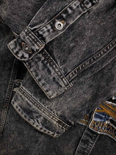 商品画像：paris best denim jacket/L/コットン/BLK 5
