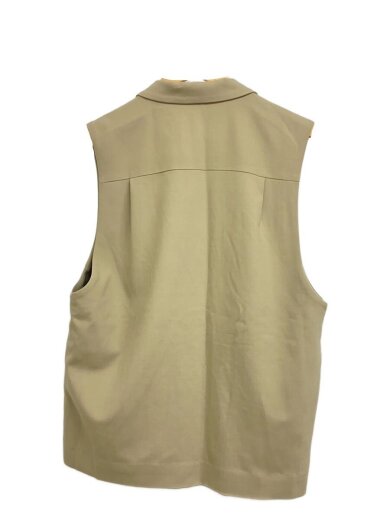 商品画像：ジレベスト/1/ポリエステル/BEG/無地/242257001 2