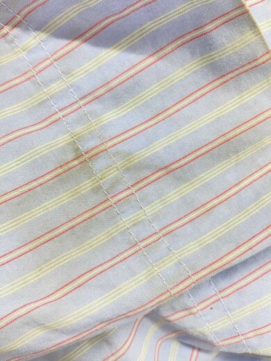 商品画像：Stripe Easy Over Pants/38/コットン/BLU/ストライプ/21241465805 7