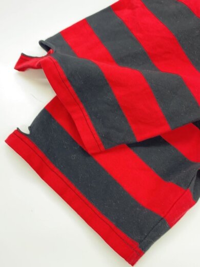 商品画像：ビリビリボーダーTシャツ/L/コットン/RED/ボーダー// 6