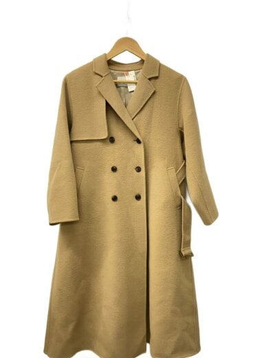 商品画像：ウールリバートレンチコート/--/ウール/BEG/無地/CHI0012 1