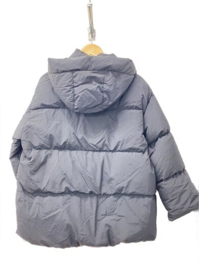 商品画像：フレンチダウンジャケット/one/ナイロン/BLK/無地 2