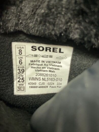 商品画像：Sorel Womens Whitney II Plus Tall Lace /25cm/BLK/2088261010 5