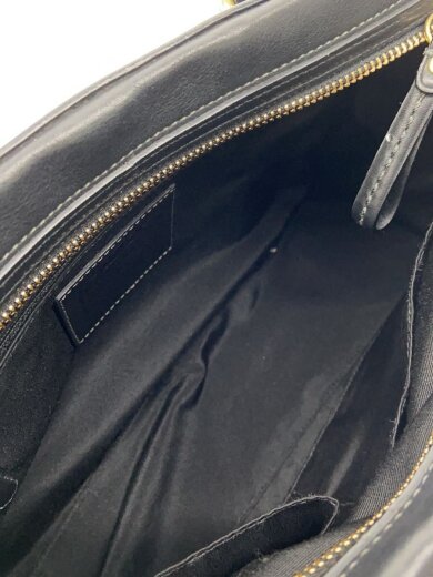 商品画像：ハンドバッグ/レザー/BLK/無地/11047 6