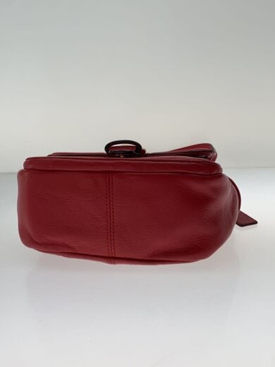 商品画像：ショルダーバッグ/レザー/RED/無地/F25150 4