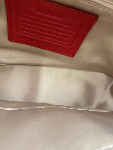 商品画像：ショルダーバッグ/レザー/RED/無地/F25150 6