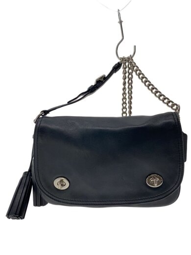 商品画像：レガシーレザー/ダブルガセット フラップ/レザー/BLK/無地/25361 1