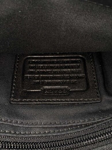 商品画像：レガシーレザー/ダブルガセット フラップ/レザー/BLK/無地/25361 6